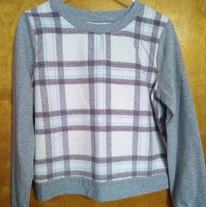 Anthropologie Saturday/Sunday Plaid Sweater